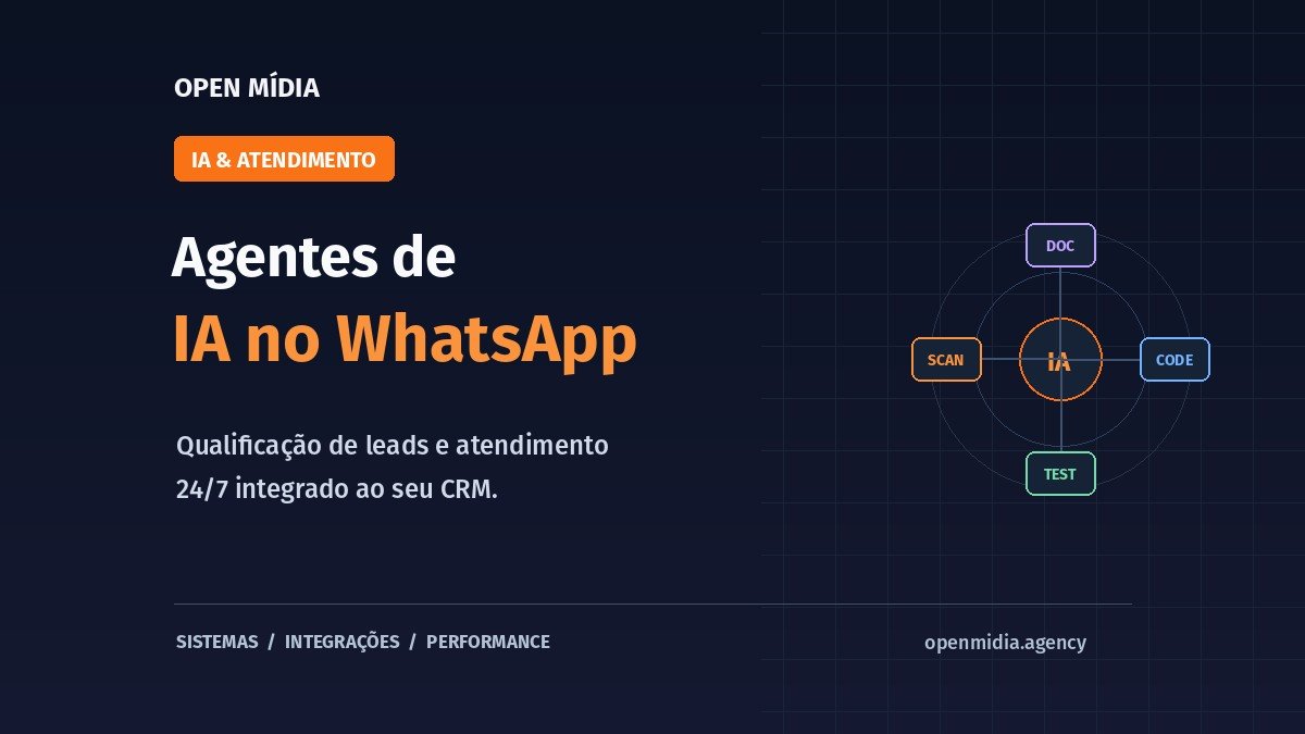Agentes de IA no WhatsApp: Automação 24/7 para Leads e Atendimento
